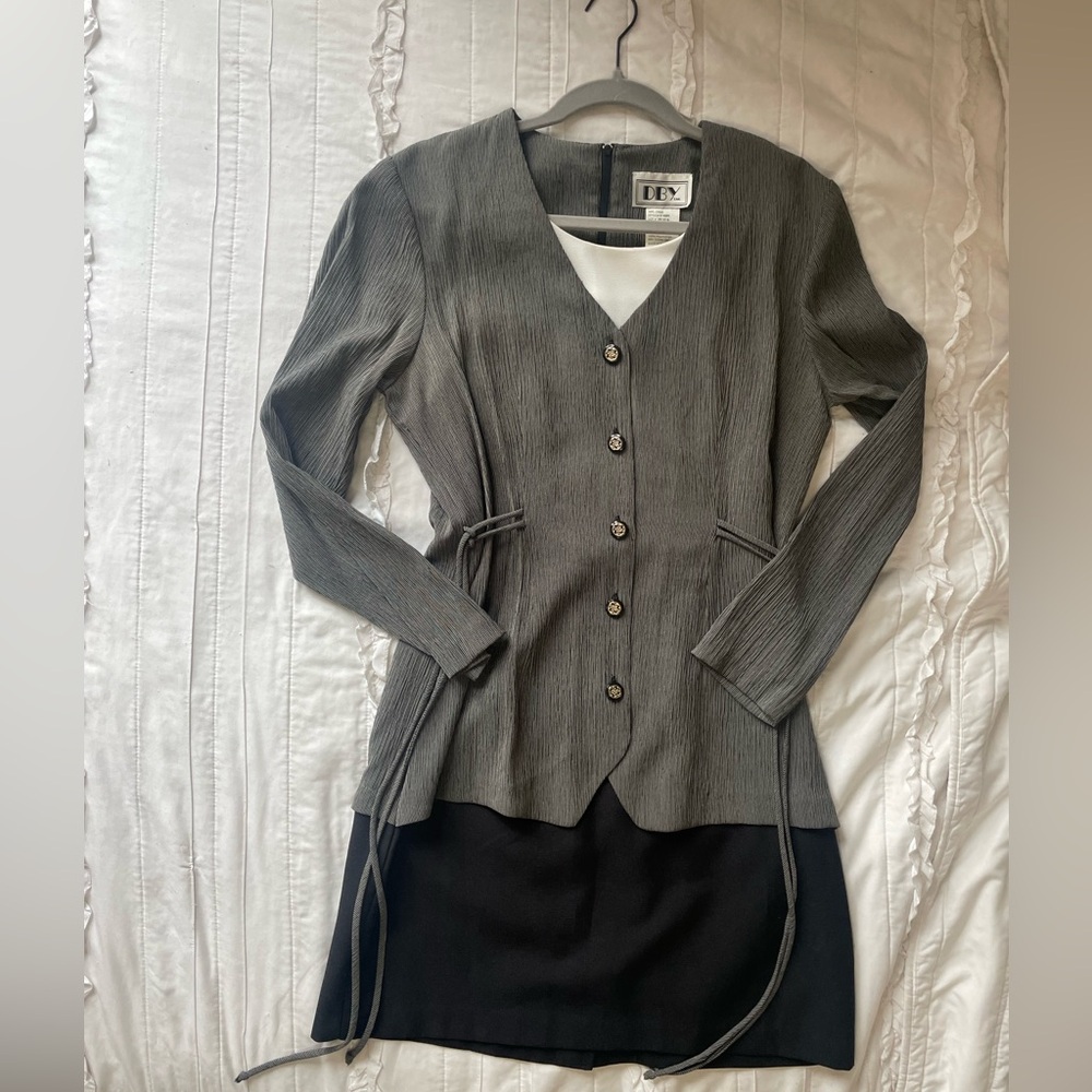 90s Vintage Blazer Dress